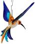 Preview: Hängevogel, Kolibri (braun-hellblau-dunkelblau)